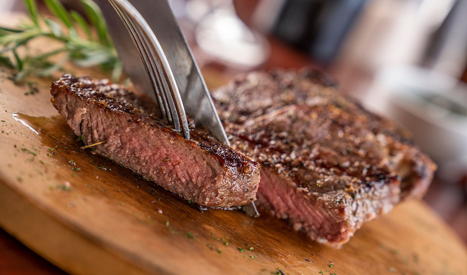 Bife de chorizo argentino